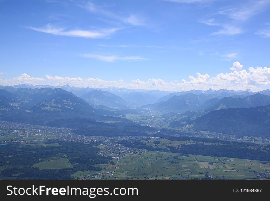 Sky, Mountain Range, Mountainous Landforms, Mountain