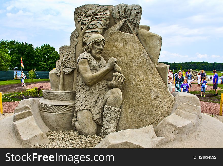 Sculpture, Sand, Monument, Statue