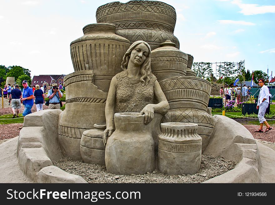 Sculpture, Landmark, Sand, Statue