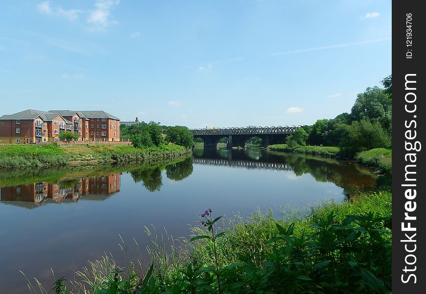 Reflection, Waterway, Sky, Water