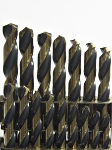 Drill Bit Set II Stock Photos Drill Bit Set II Stock Photos
