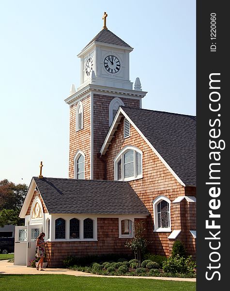 Roman Catholic Church on a sunny day