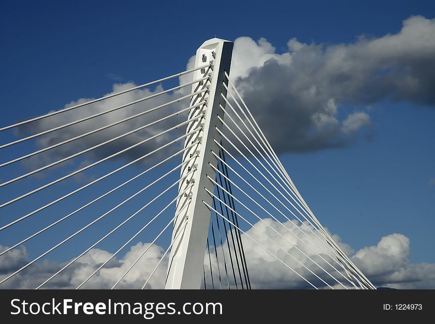 Detail of the bridge millenium. Detail of the bridge millenium