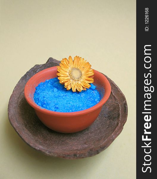 Marine salt flower spa