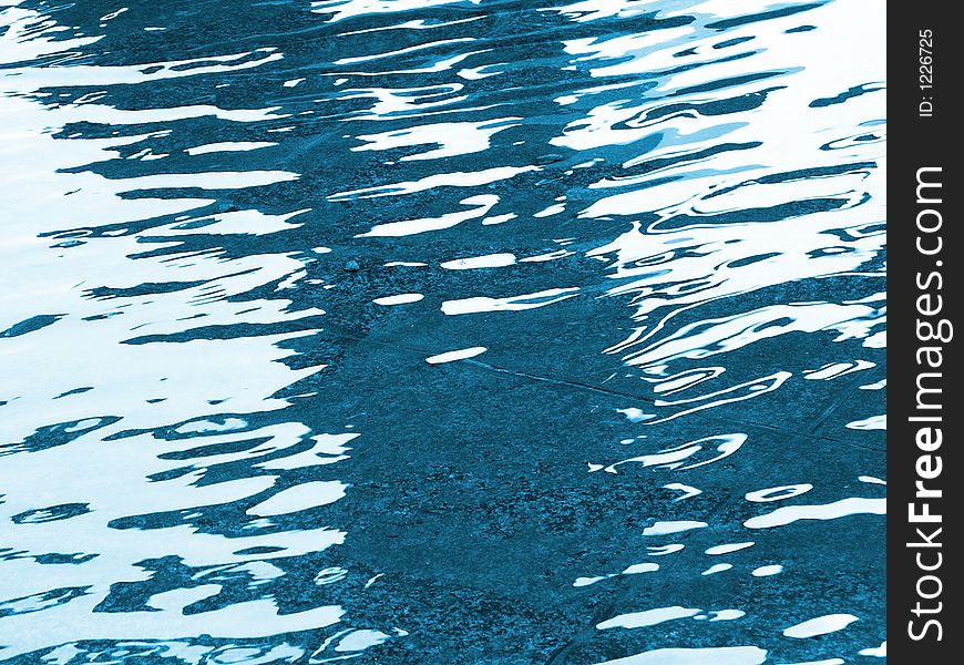 Blue watter texture from the pool