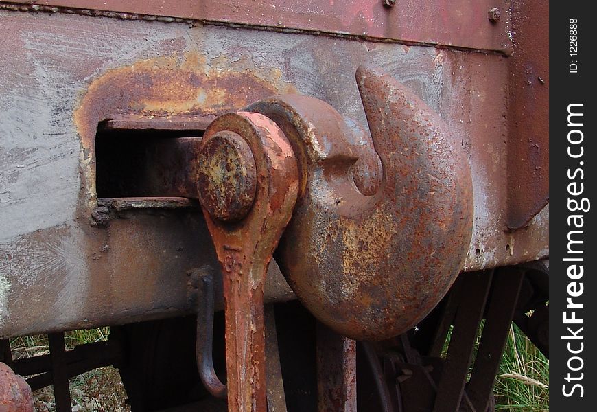 A detail of a railroad car. Sept. 06. A detail of a railroad car. Sept. 06