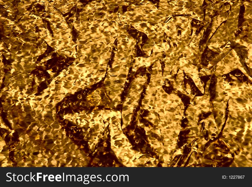 Abstract image created by backgrounds from a swimming pool and crumpled foil. Abstract image created by backgrounds from a swimming pool and crumpled foil