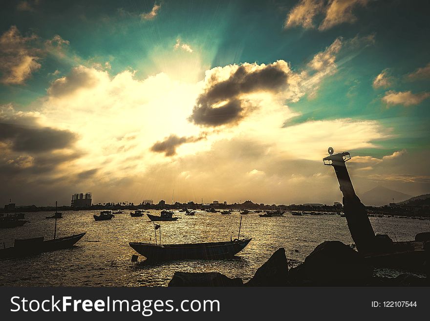 Sky, Sea, Body Of Water, Horizon