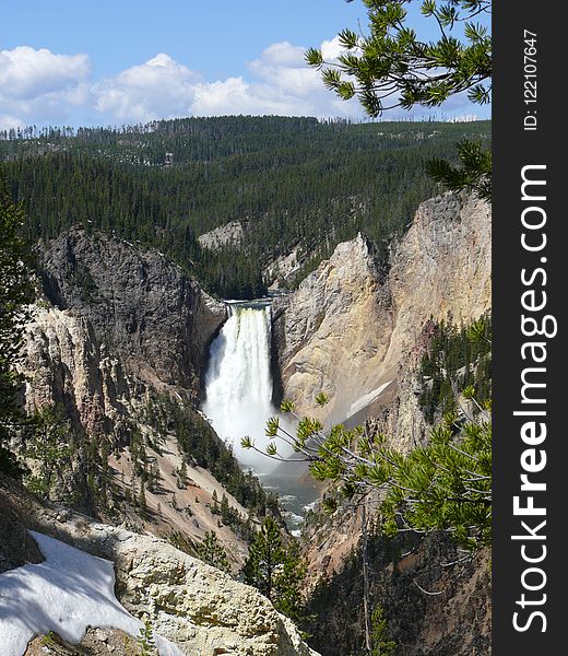 Waterfall, Nature Reserve, Water, Water Resources