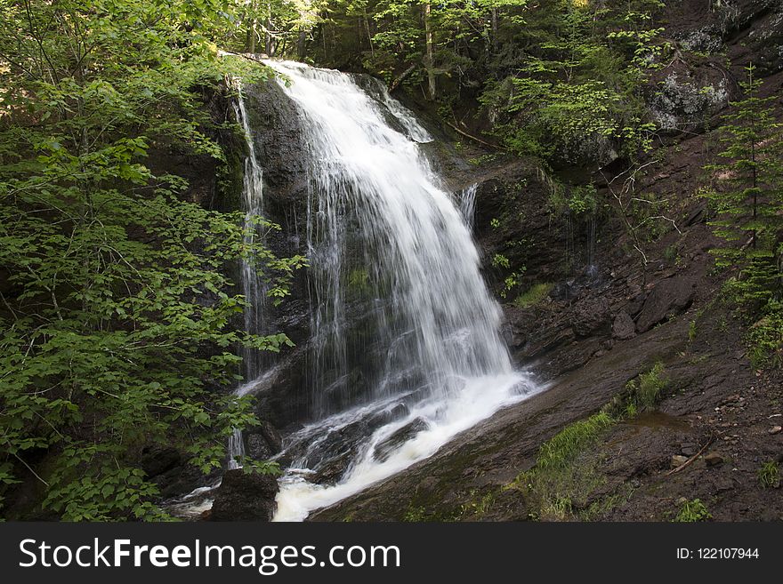 Waterfall, Nature, Water, Nature Reserve