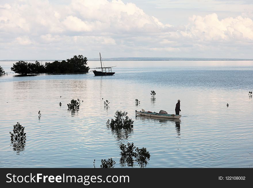 Water, Reflection, Sky, Waterway