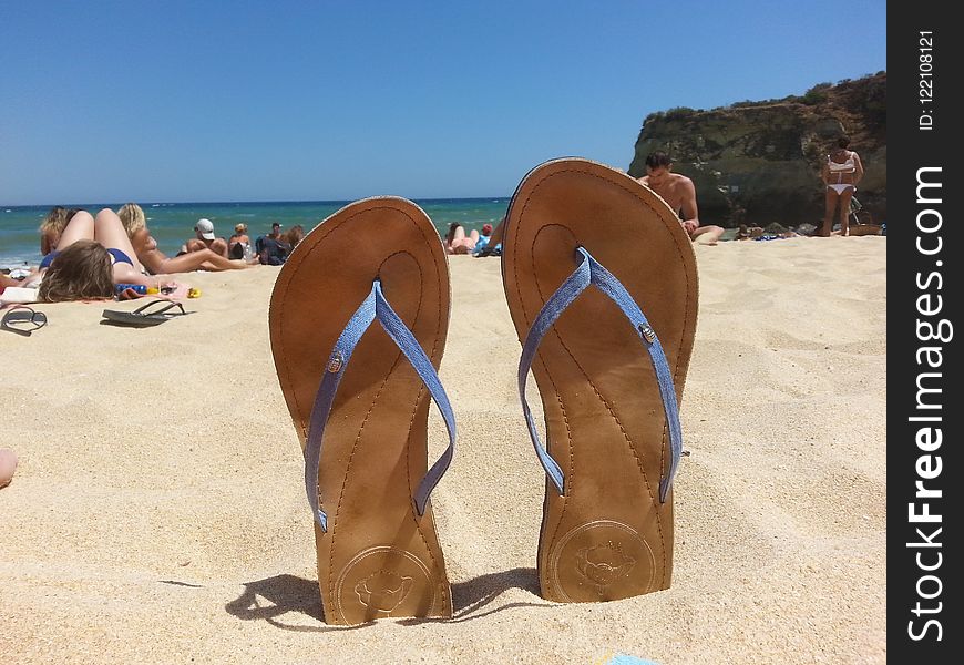 Footwear, Sand, Shoe, Vacation