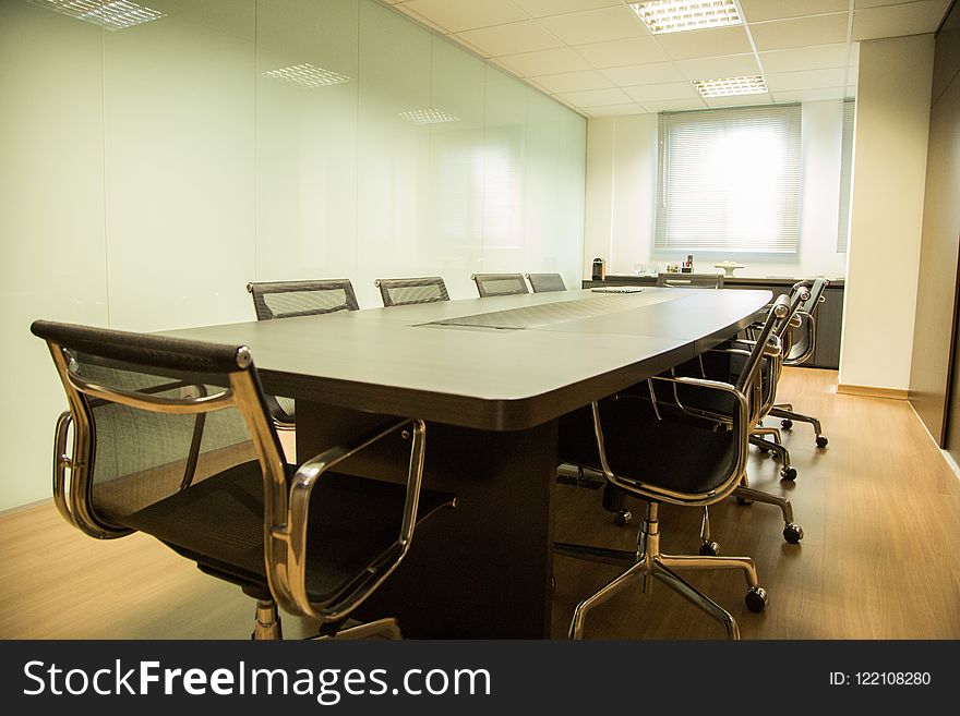 Office, Conference Hall, Table, Furniture