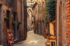 Pitigliano City Street Stock Photography Pitigliano City Street Stock Photography