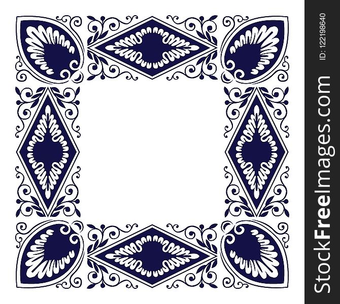 Ancient Style Square Border