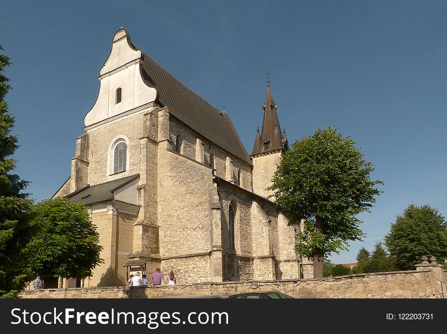 Sky, Building, Medieval Architecture, Church