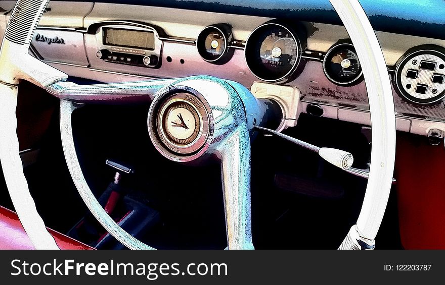 Car, Motor Vehicle, Steering Part, Steering Wheel