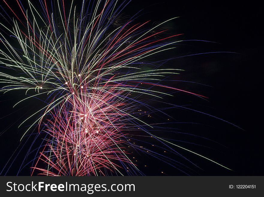 Fireworks, Event, Fête, Sky