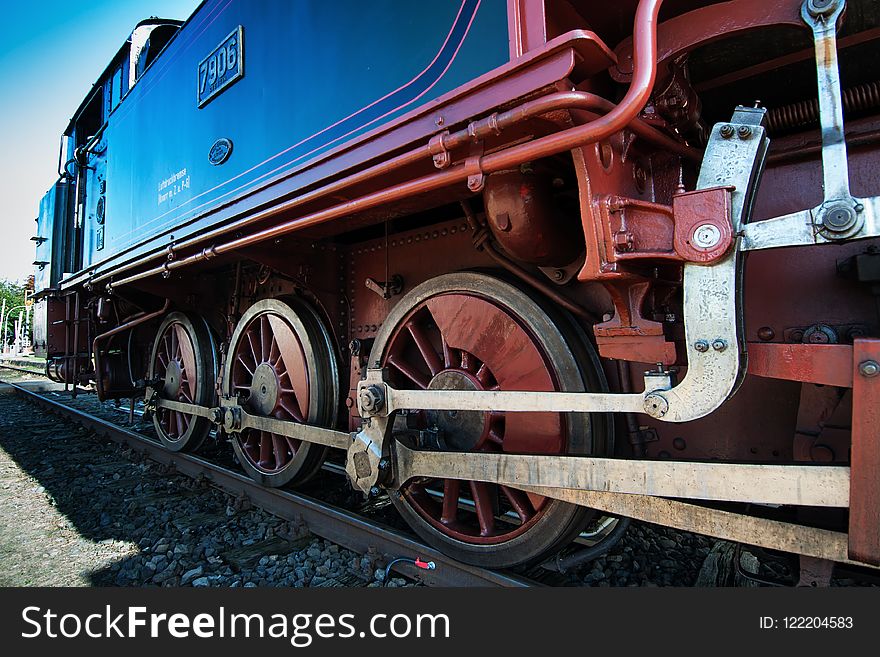 Transport, Locomotive, Rail Transport, Train