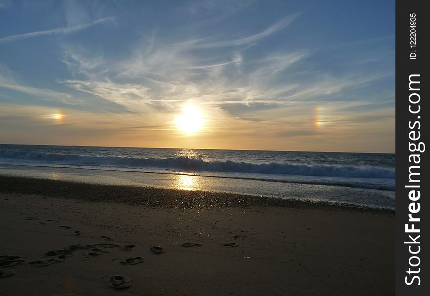 Sea, Sky, Horizon, Body Of Water