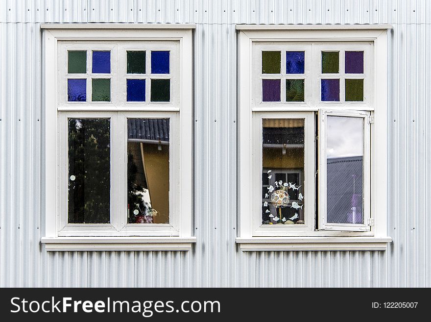 Window, Facade, Sash Window, House