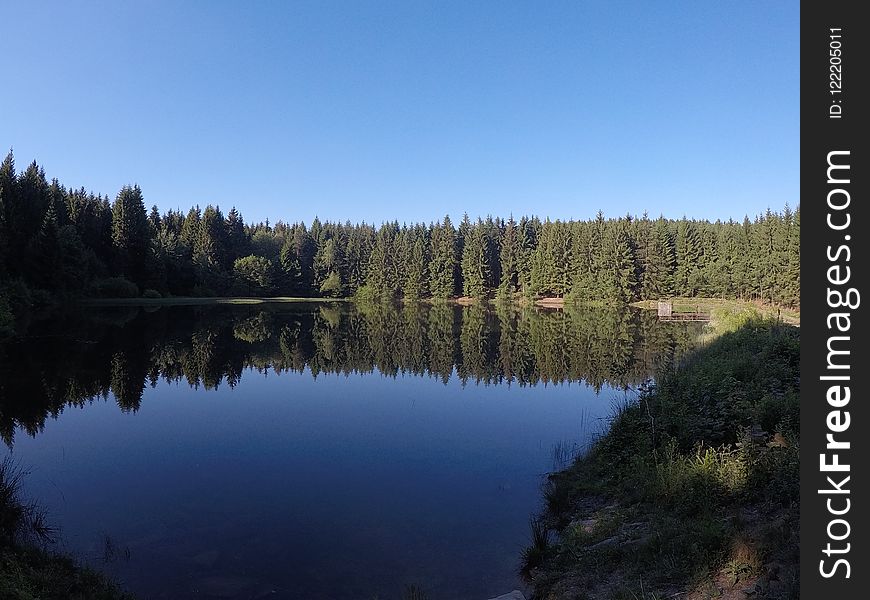 Reflection, Lake, Nature, Wilderness