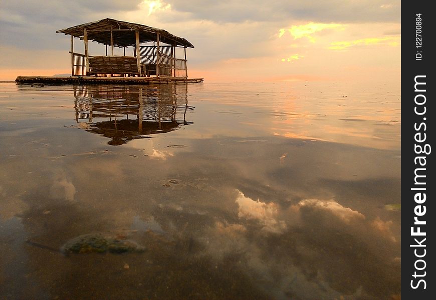 Sea, Shore, Sunrise, Calm