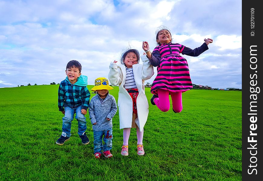 People, Blue, Child, Nature