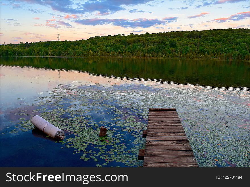 Reflection, Water, Nature, Sky