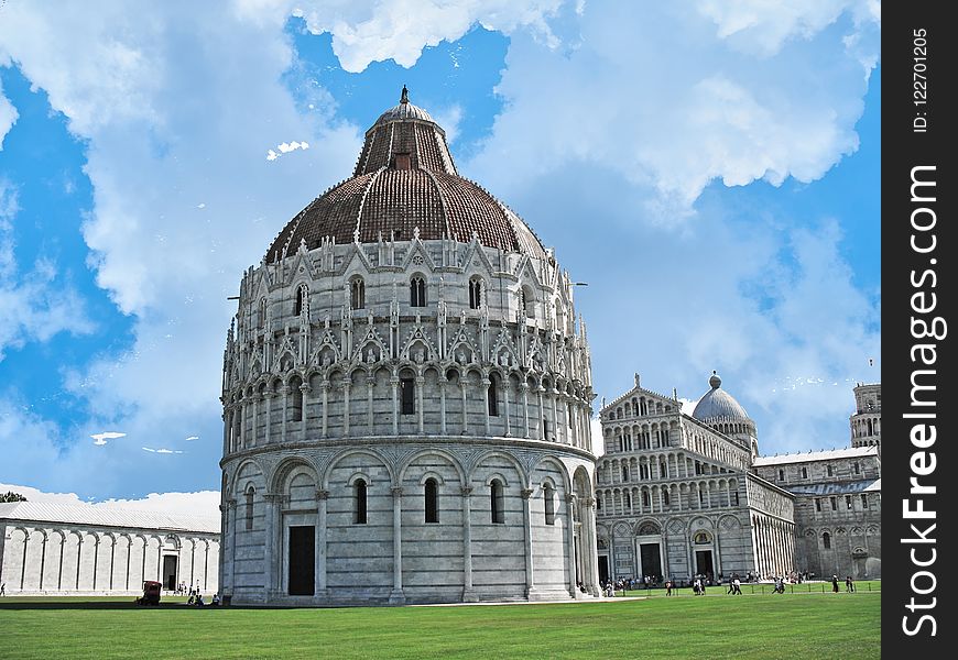 Landmark, Medieval Architecture, Classical Architecture, Baptistery