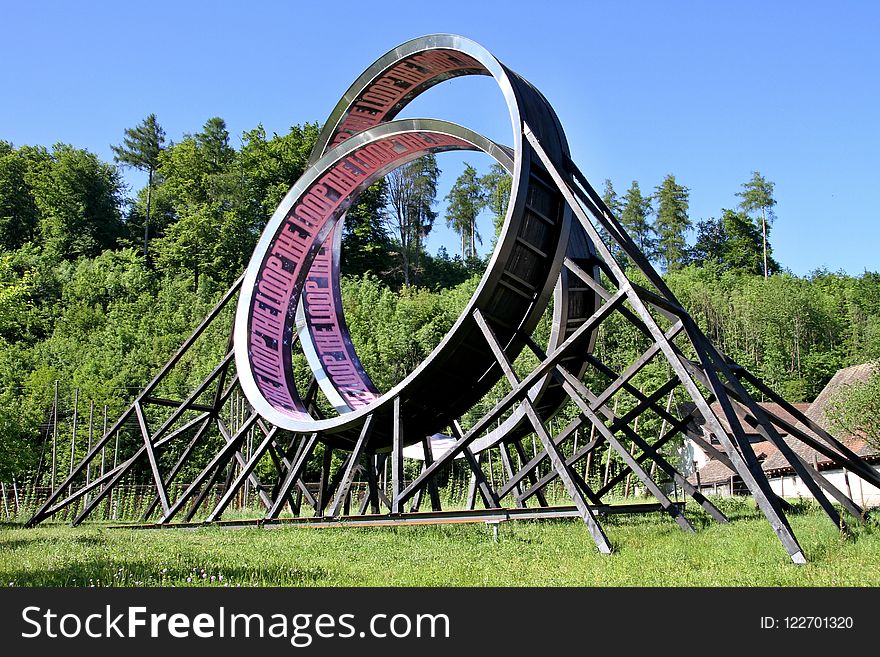 Grass, Tree, Park, Fixed Link