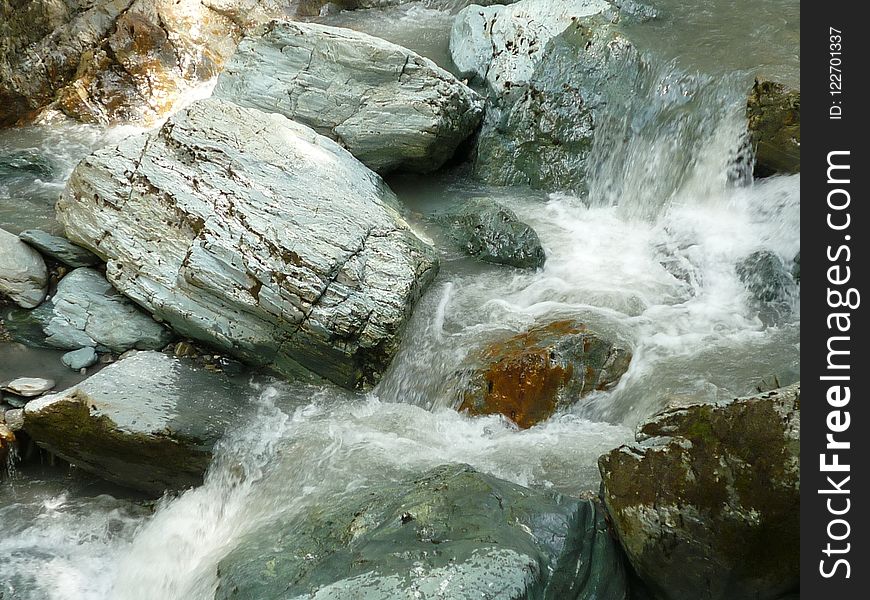 Water, Stream, Body Of Water, Watercourse