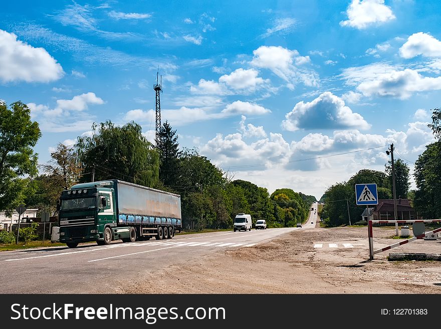 Road, Sky, Transport, Cloud