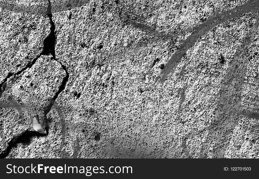 Black And White, Monochrome Photography, Rock, Tree