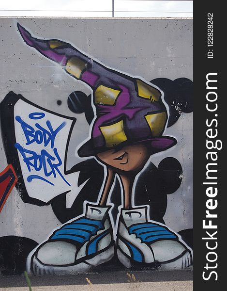 Art, Graffiti, Purple, Street Art