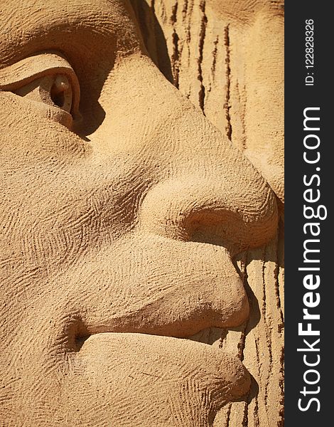 Stone Carving, Nose, Head, Carving