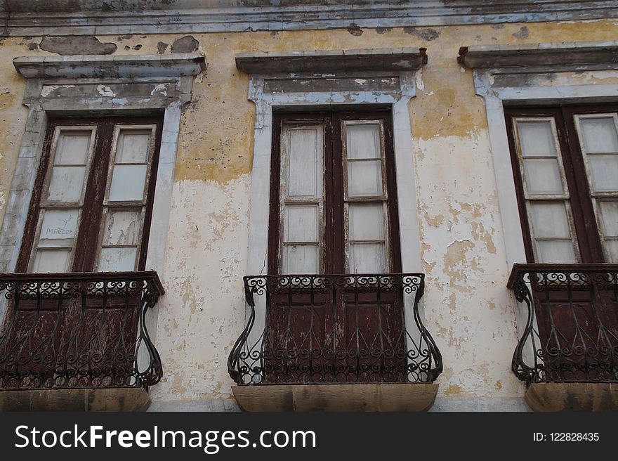 Window, Facade, Building, Door