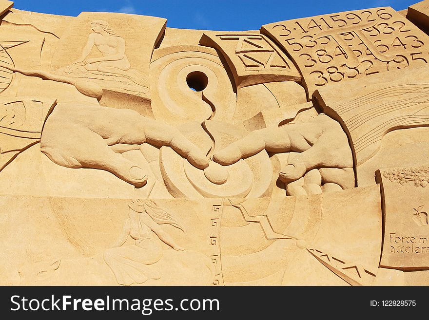 Sand, Relief, Sculpture, Ancient History