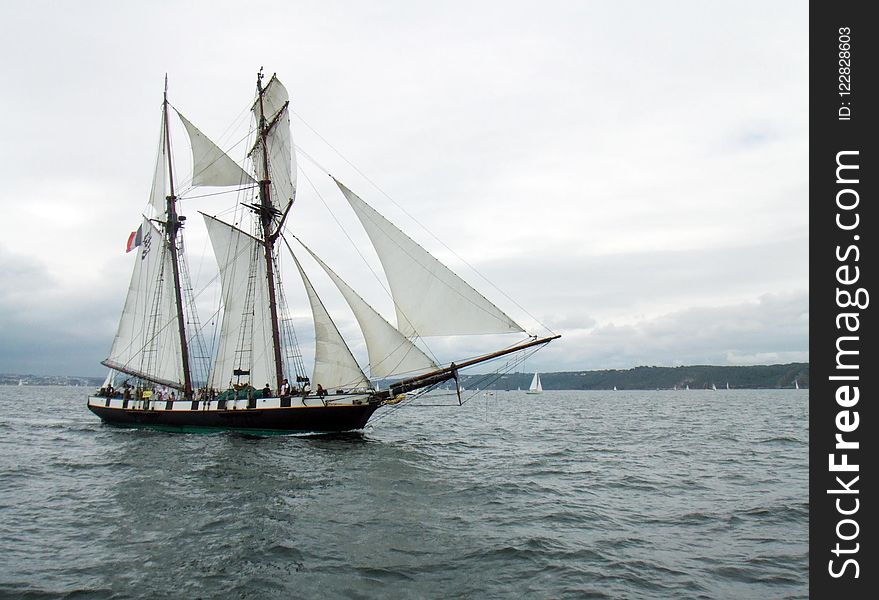 Sailing Ship, Tall Ship, Schooner, Brigantine