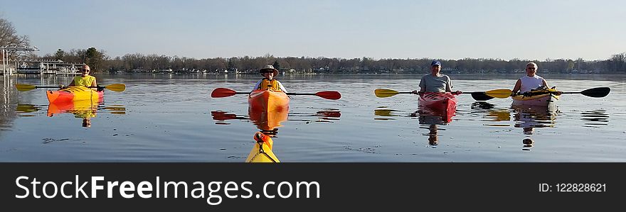 Waterway, Boat, Sea Kayak, Oar