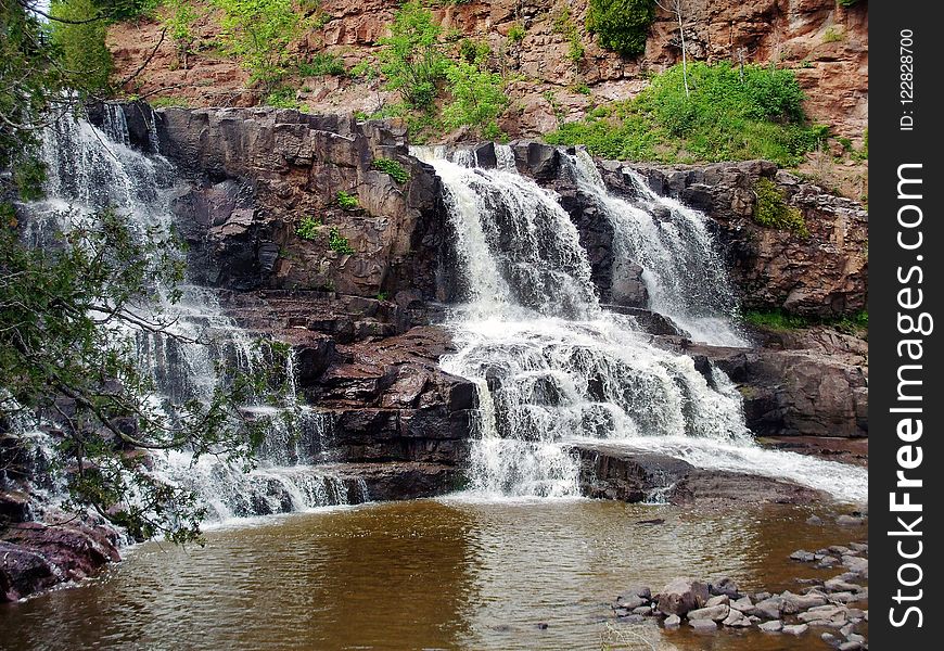 Waterfall, Water, Body Of Water, Nature Reserve