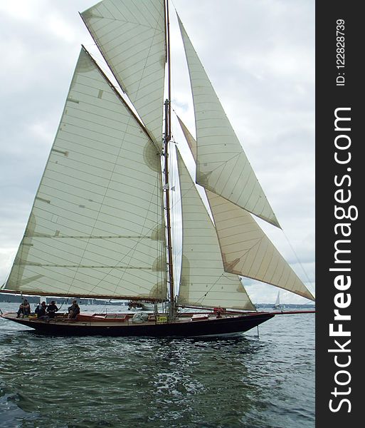 Sail, Sailboat, Water Transportation, Yawl