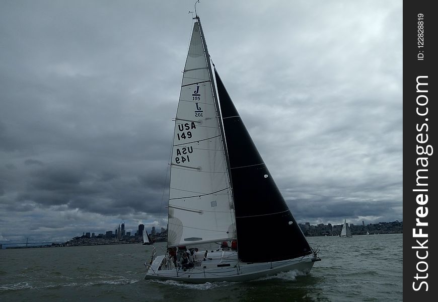 Sail, Sailboat, Dinghy Sailing, Water Transportation