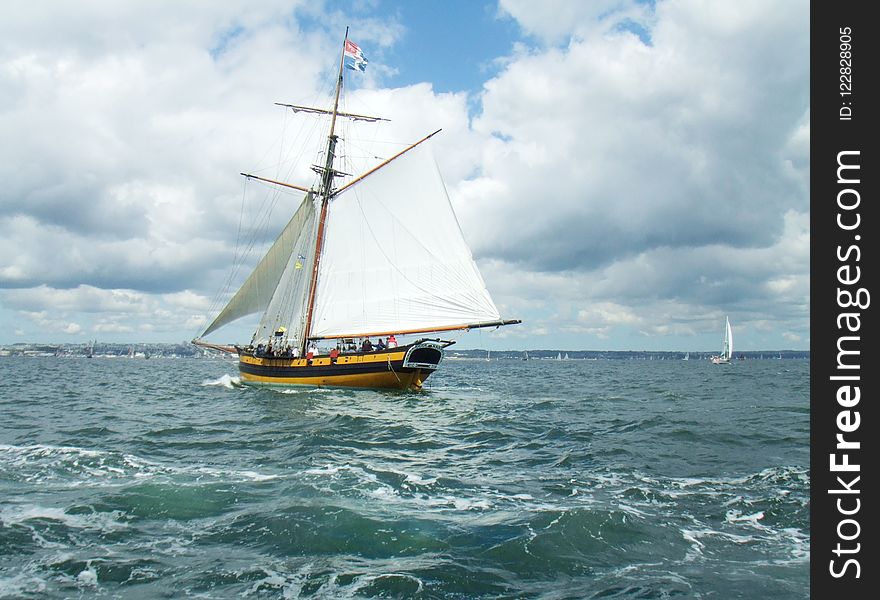 Sailing Ship, Tall Ship, Schooner, Brigantine