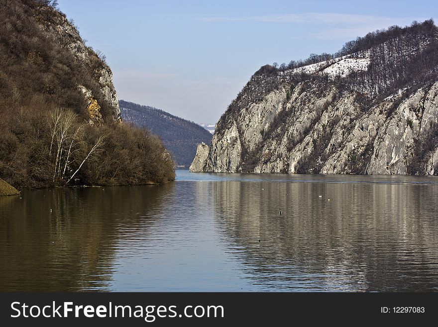 The Danube Streaming through the Mountains