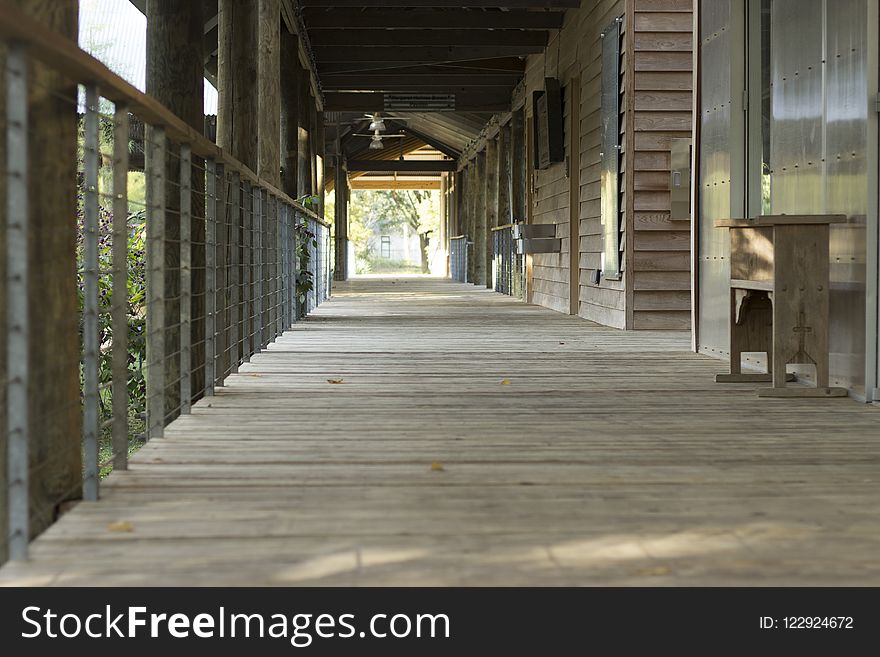 Structure, Walkway, Wood, Floor