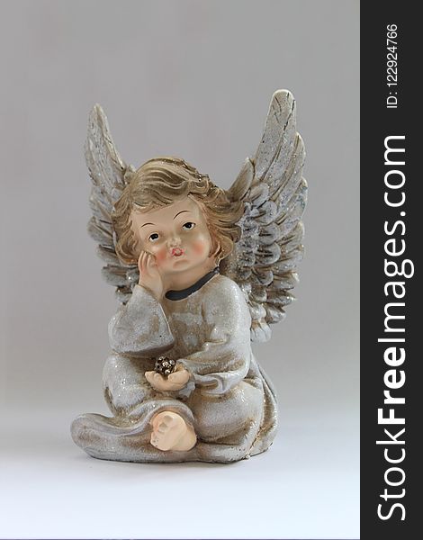 Figurine, Angel, Supernatural Creature, Doll