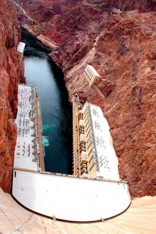 Hoover Dam Royalty Free Stock Photography Hoover Dam Royalty Free Stock Photography