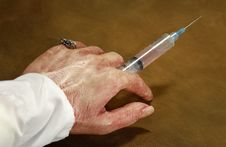 Syringe Royalty Free Stock Photography