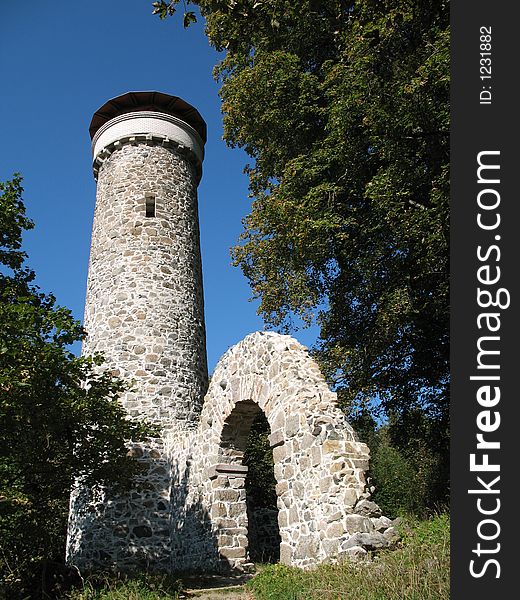 The Hamelika Tower in the Marian Bath - Czech Republic